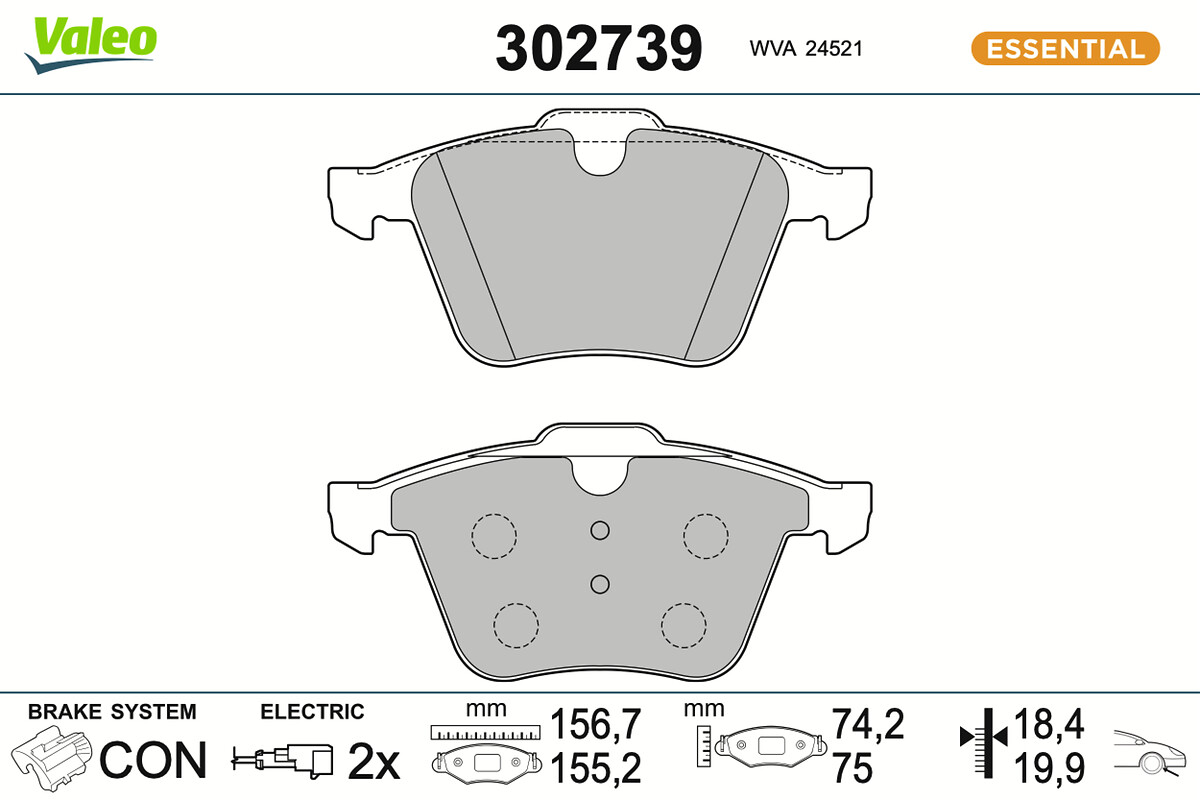 BRAKE PADS FIRST VOLVO V70 III FR